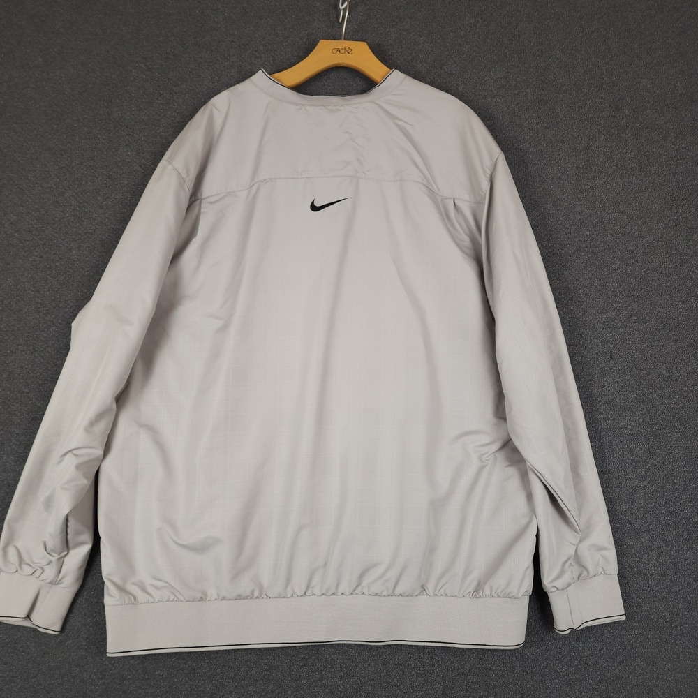 Nike Golf Pullover Jacket Windbreaker V Neck Gray Men's XXL Lightweight‎ - Picture 4 of 7